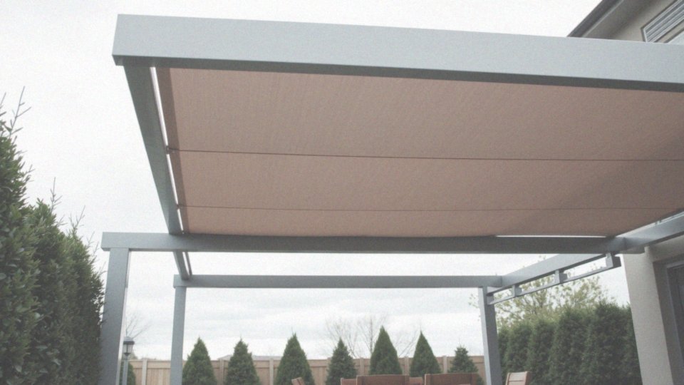 Jak zbudowana jest pergola dachowa z prowadnicami?
